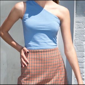 Blue Blythe One Shoulder Top
